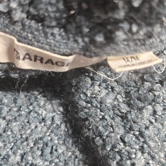 Garage Blue Long Sleeve Sweater Size Medium - Picture 3 of 4